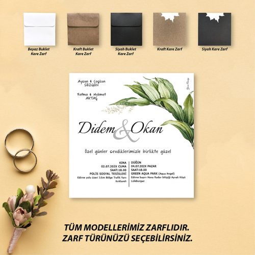 Yeni Davetiye modelleri Yeni Davetiye modelleri - Otuz9 Reklam